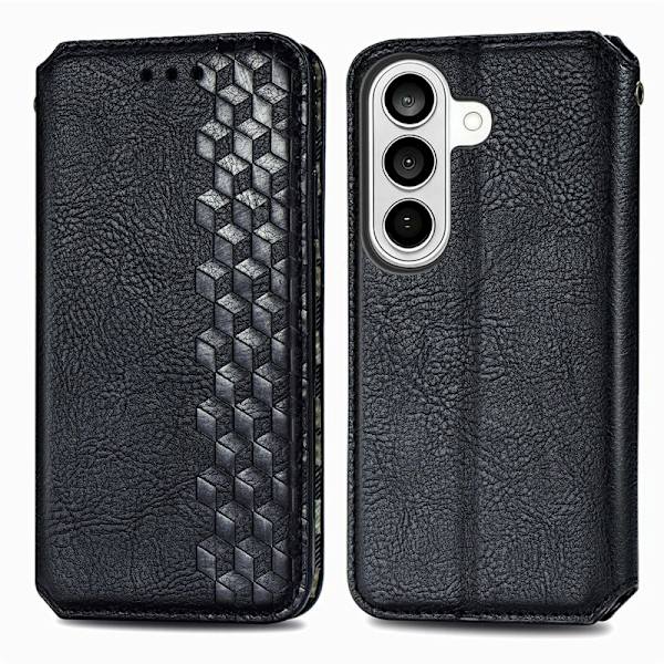 Plånboksfodral för Samsung Galaxy S26 Plus Konstläder - Svart