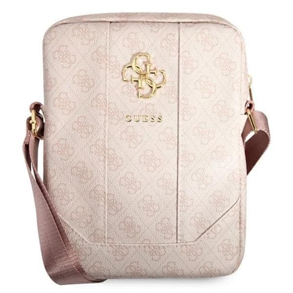 Guess Datorfodral 10" Big Metall Logo - Rosa Rosa