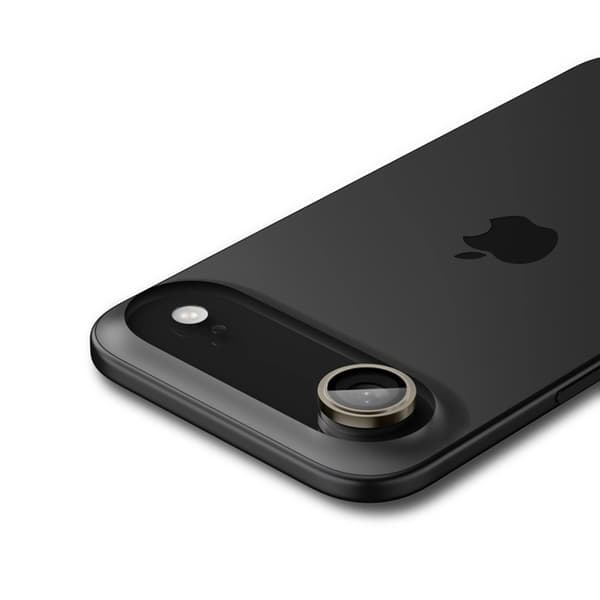Spigen [2-Pack] iPhone Air Härdat Glas Kameraskydd EZ Fit - Guld Guld