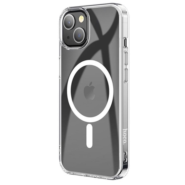 Hoco iPhone 15 Plus -mobiilikotelo Magsafe Anti-Fall - läpinäkyvä