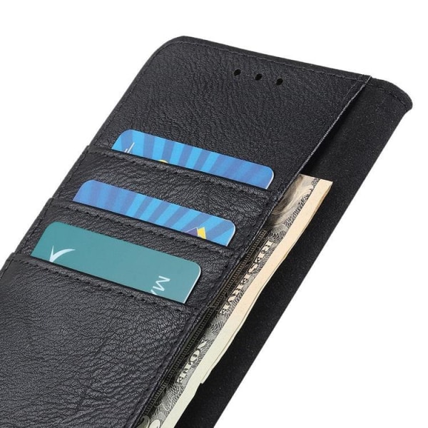 KHAZNEH Sony Xperia 10 IV lompakkokotelo, magneettinen läppä - musta
