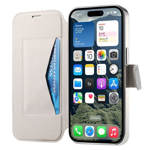 CASENEO Mobilskal till iPhone 16 Pro Max TPU Inre - Silver