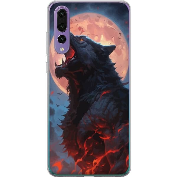 Mobilskal till Huawei P20 Pro med Ylande varg