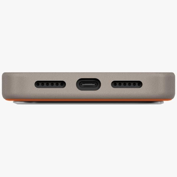 UNIQ Telefontaske til iPhone 17 Pro Max MagSafe Lyden DS - Orange/Grå Orange