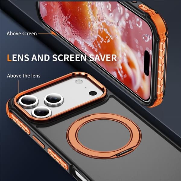 Mobilskal till iPhone 17 Pro Max MagSafe Skin Touch - Orange Orange