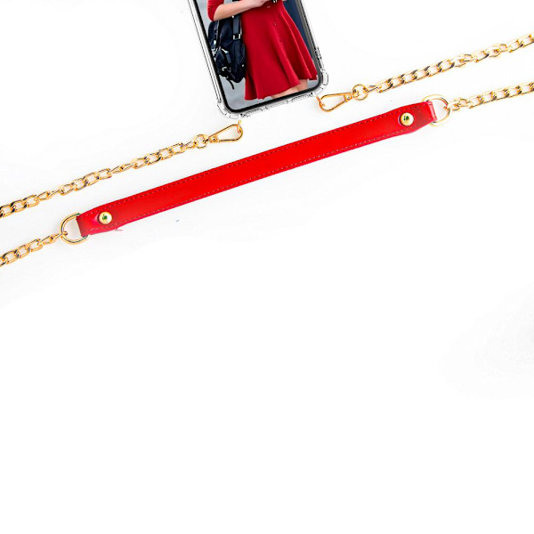 Boom Axelrem Chain/Strap - Röd Röd