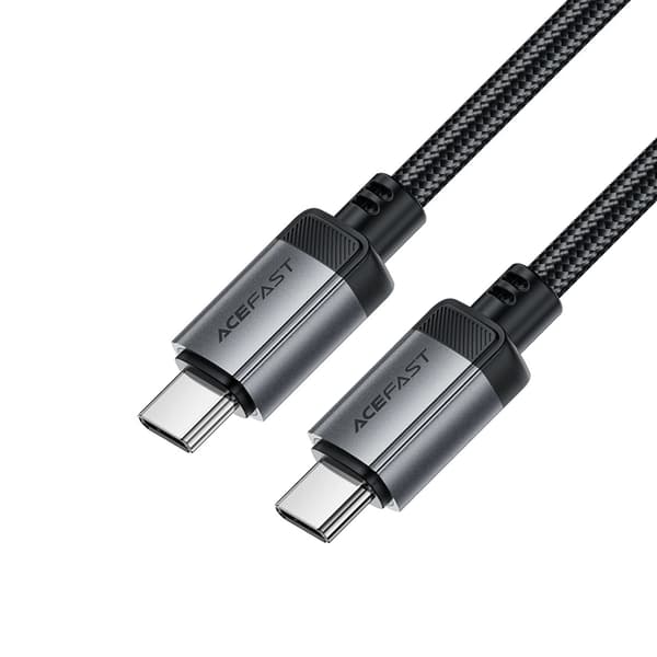 Acefast USB-C - USB-C 3A Kabel 1.2m 480Mb/s - Svart Svart
