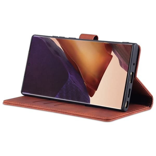 AZNS Mobilskal till Samsung Galaxy Note20 Ultra KonstLäder - Röd