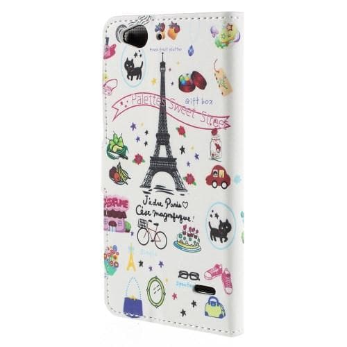Plånboksfodral till ZTE Blade S6 - Paris Mönster
