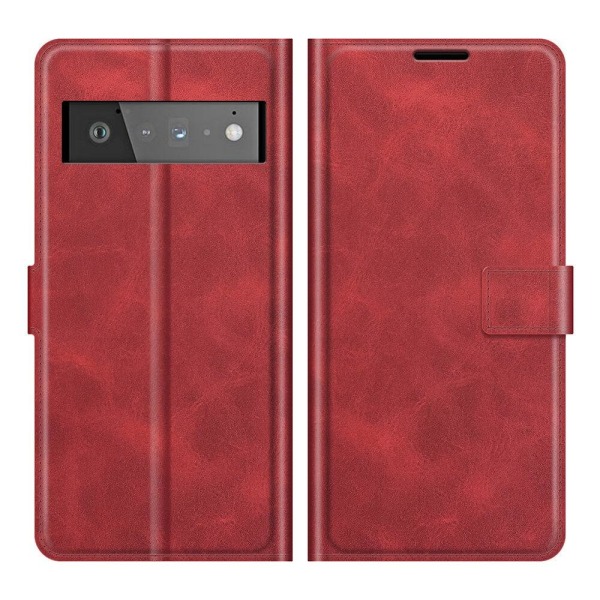 Flip Folio Wallet Cover til Google Pixel 6 Pro - Rød Red