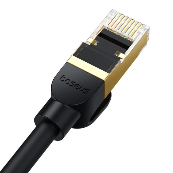 Baseus Ethernet Kabel CAT 8 40Gb/s 5m - Sort