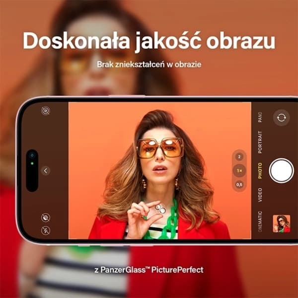 PanzerGlass iPhone 15/15 Plus Kameralinsskydd Härdat Glas Transparent