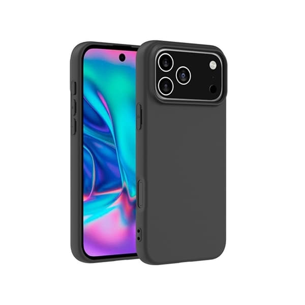 Mobilskal till iPhone 17 Pro Max Soft Matte - Svart Svart
