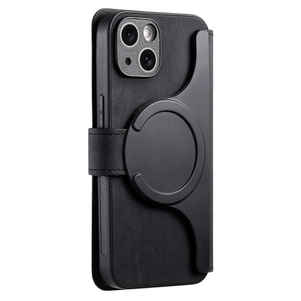 CASENEO iPhone 14 Plus Plånboksfodral Konstläder - Svart