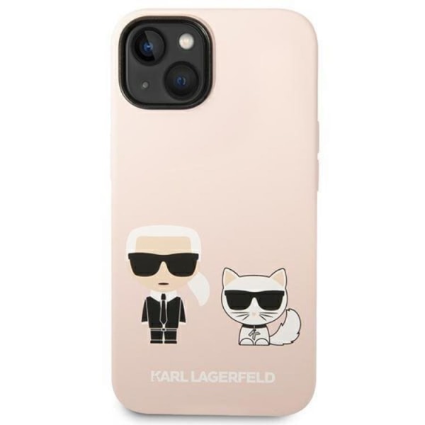 Karl Lagerfeld iPhone 14 Plus Skal Magsafe Silicone Karl & Choupette