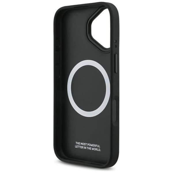 BMW Telefontaske til iPhone 17 MagSafe M Quiltet Logo - Sort Svart
