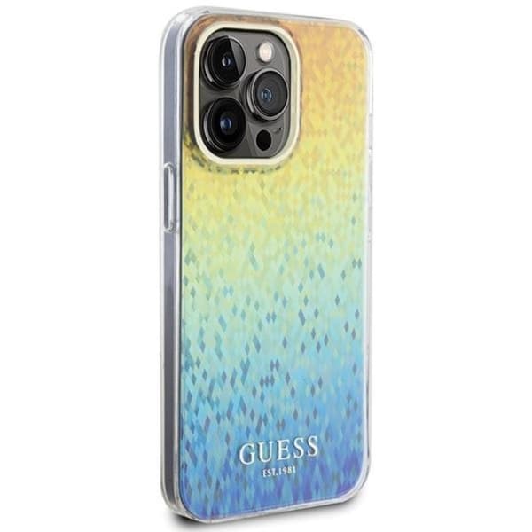 Guess Mobilskal till iPhone 15 Pro Max IML Mirror Disco Iridescent Flerfärgad