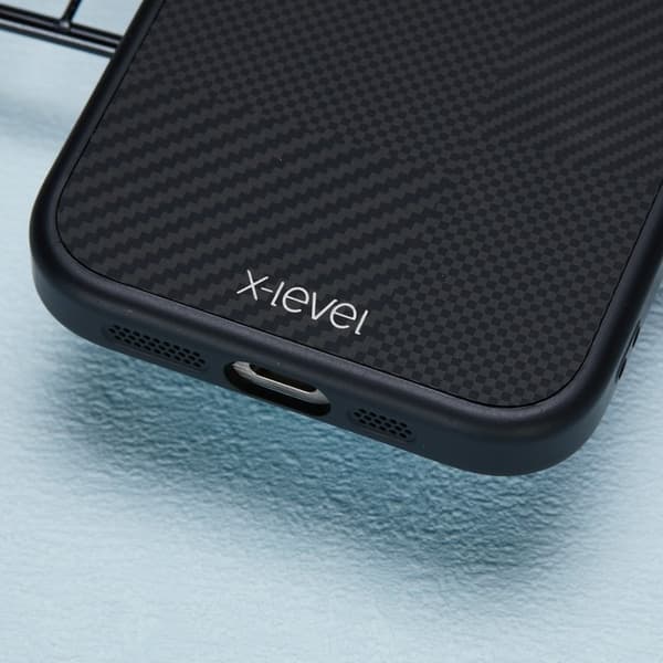 X-LEVEL Mobilskal till iPhone 14 Pro Max Hård PC Svart Svart