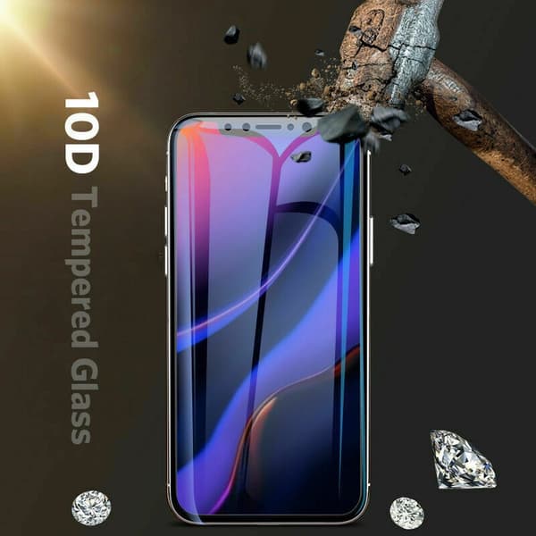 Huawei P40 Heltäckande Härdat Glas Skärmskydd Transparent