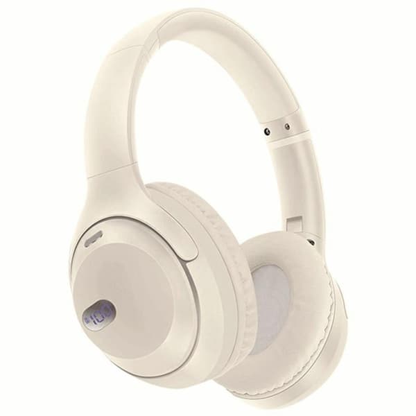 Over-Ear Trådlösa Hörlurar Bluetooth Stöd för TF-Kort - Vit Vit