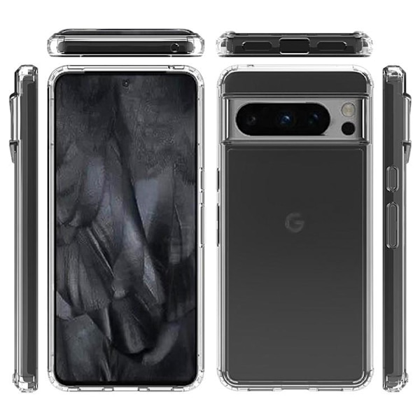 Mobilskal till Google Pixel 8 Acrylic Soft TPU - Clear Transparent