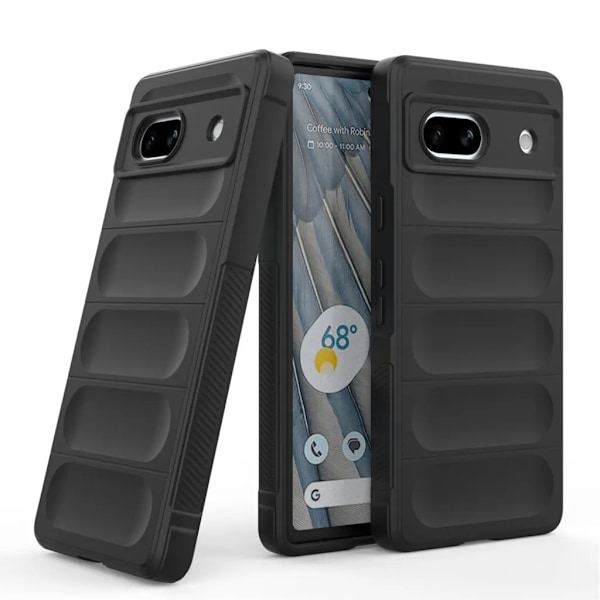 Google Pixel 7A Mobilskal Flexibelt - Svart Svart