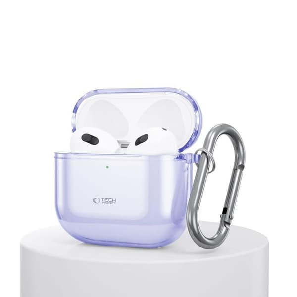 Tech-Protect Apple Airpods 4 Etui Flexair - Lilla Lila