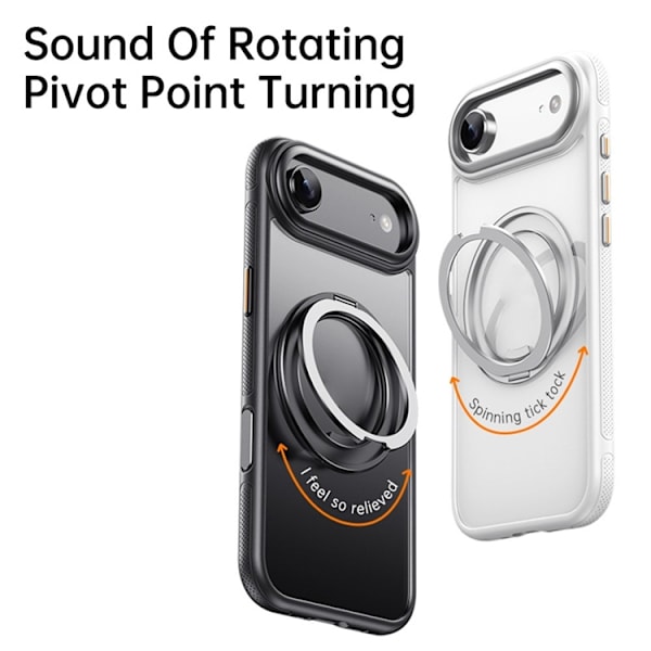 Mobilskal till iPhone Air MagSafe Kickstand TPU PC - Vit Vit