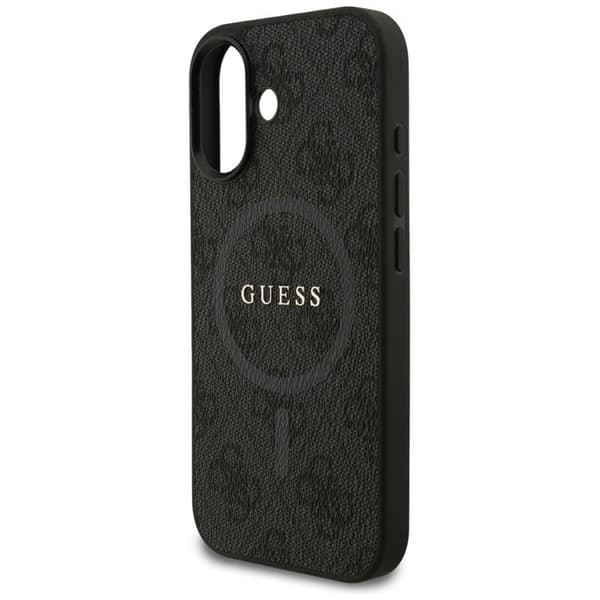 Guess telefontaske til iPhone 17 MagSafe 4G Ring Classic Logo - Sort Svart