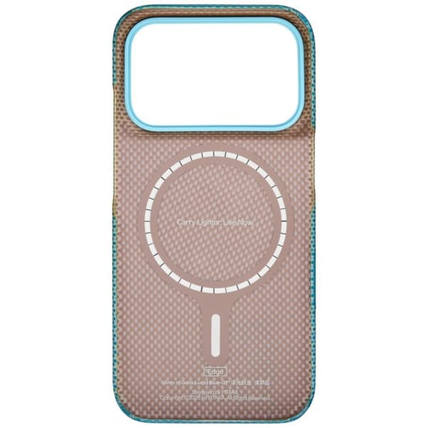 PITAKA Mobilskal För iPhone 18 Pro Max/17 Pro Max Magsafe Edge - Lucid Blå
