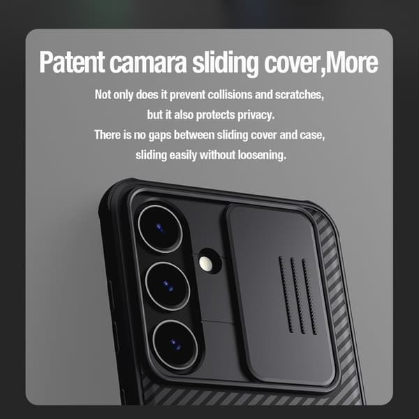 NILLKIN CamShield Pro Mobilskal till Samsung Galaxy S24 Kamera Skydd Grön