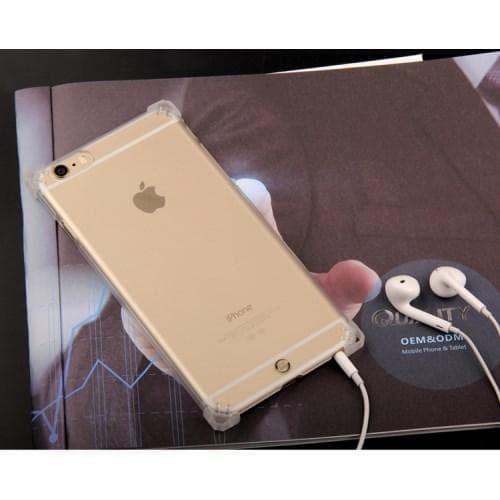 MOSHUO Cat Ear Matte Skal till Apple iPhone 6/6S - Transparent Transparent