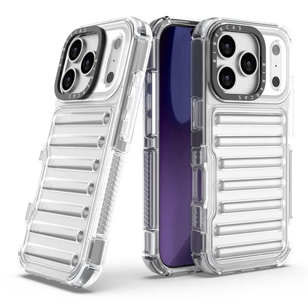 Mobilskal till iPhone 17 Pro Stripe Design Detachable - Transparent Transparent