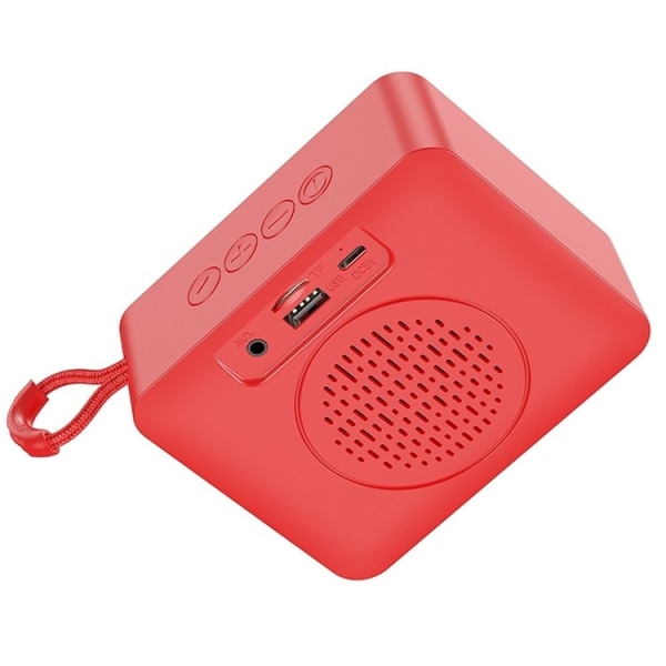 Hoco Trådlös Högtalare Bluetooth Gold Brick Sports - Röd