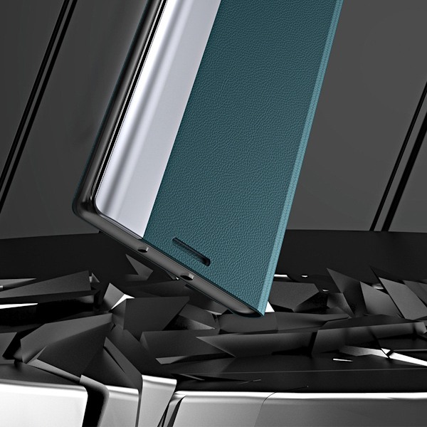 Galaxy S23 Plus Fodral Sleep Pro Flip - Blå Blå