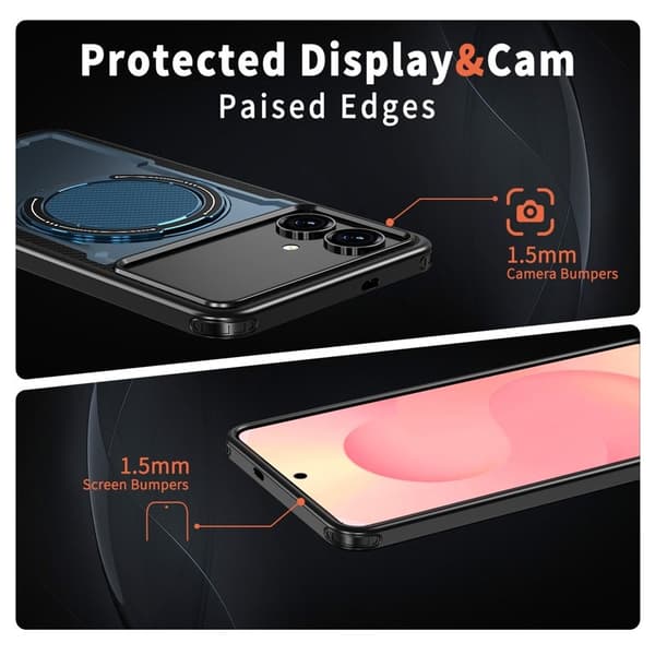 Mobilskal till Samsung Galaxy S26 Edge Magnetiskt TPU + PC - Blå