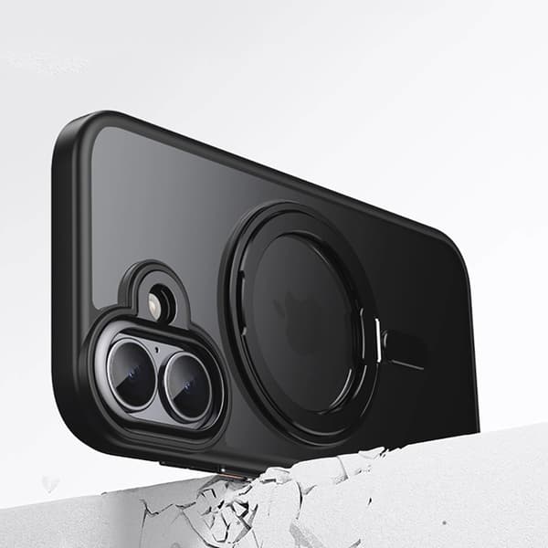 Tech-Protect Telefontaske til iPhone 17 Magsafe Kickstand - Sort Svart