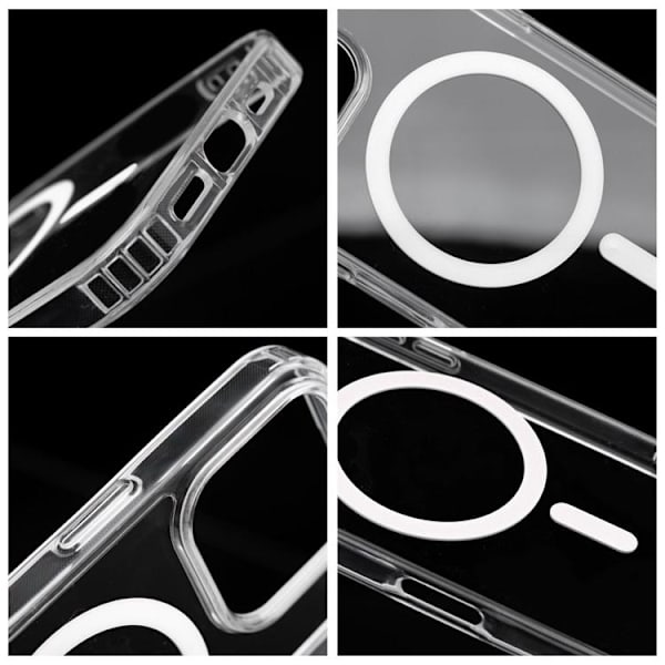 Mobilskal till Galaxy S25 Magsafe Drop Glue - Vit Vit