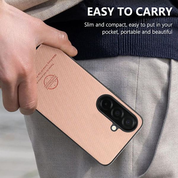 Mobilskal för Samsung Galaxy S26 Plus Konstläder - Rosa