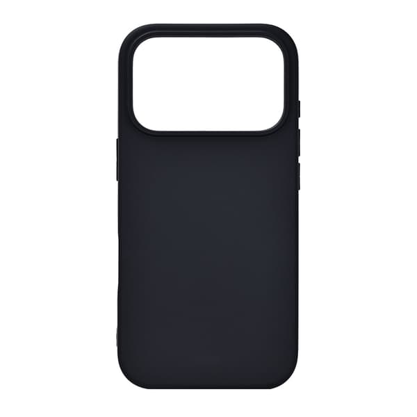 ONSALA telefontaske til iPhone 17 Pro med silikone følelse - sort Svart