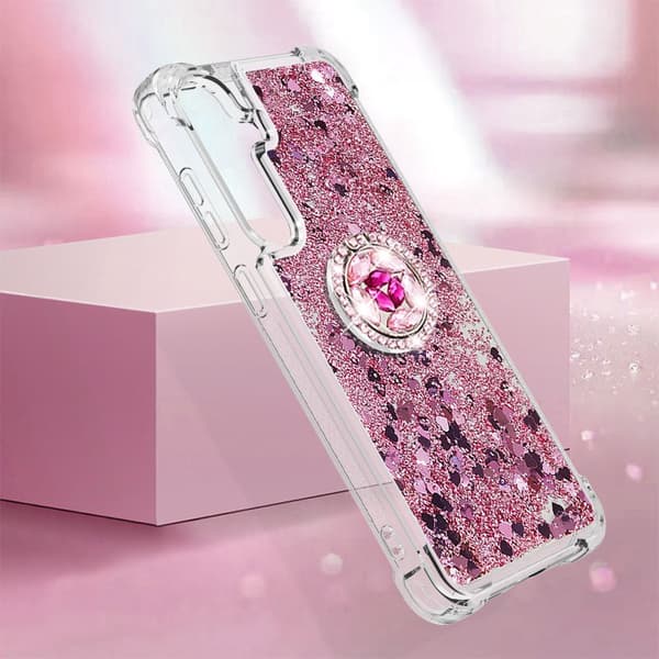 Mobilskal för Samsung Galaxy S26 Plus TPU Kickstand - Roséguld