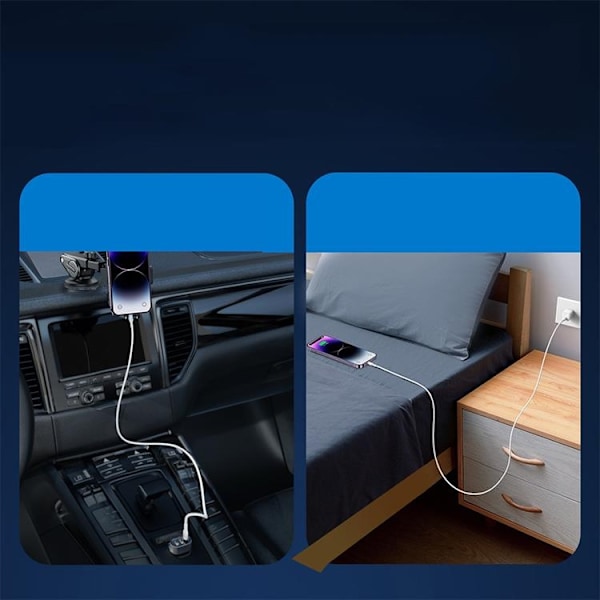 Joyroom USB-C till Lightning kabel 20W 2m - Vit Vit