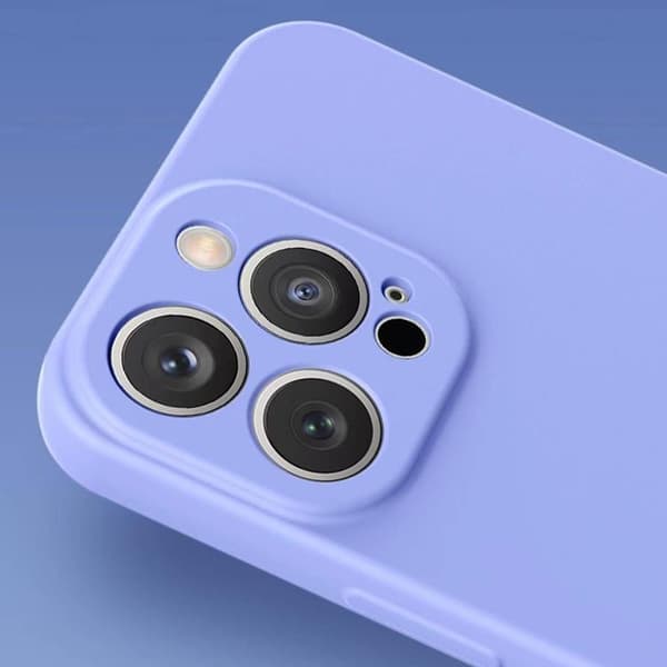 iPhone 14 Plus Skal Silikon - Lilla Lila