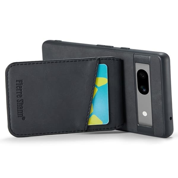 FIERRE SHANN Google Pixel 7 5G Fodral PU+TPU - Svart
