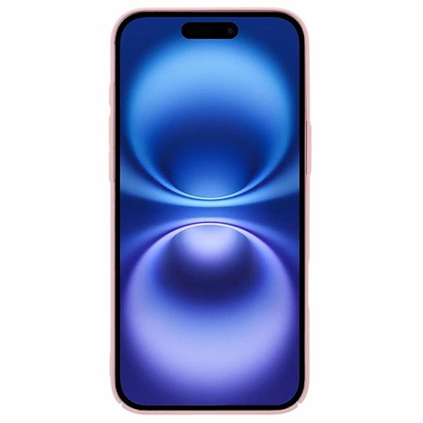 Mobilskal till iPhone 16 Skin-Touch Rubberized PC - Rosa Rosa