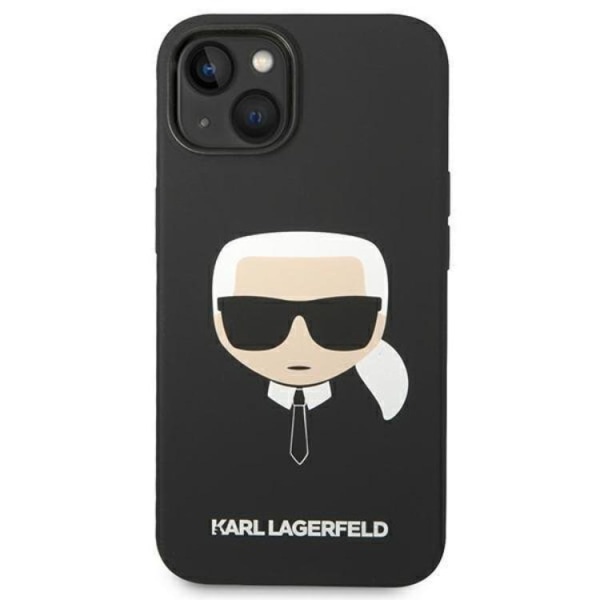 Karl Lagerfeld iPhone 14 Plus Skal Magsafe Silicone - Svart