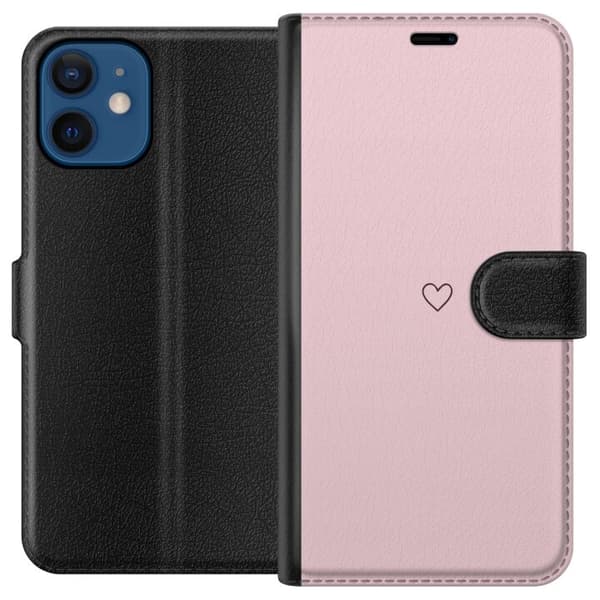Plånboksfodral till Apple iPhone 12 med Litet Hjärta