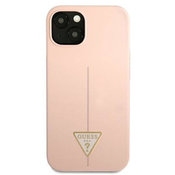Guess iPhone 13 mini Shell Silikone Trekant - Pink
