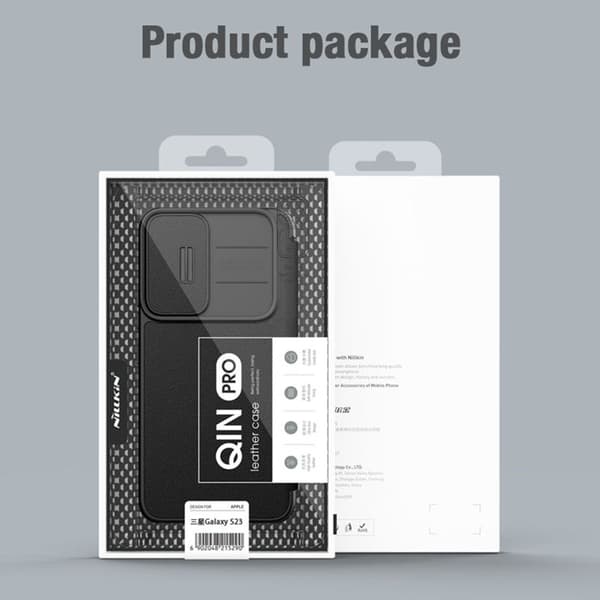 NILLKIN Qin Pro Series Mobilskal för Samsung Galaxy S23+ Blå