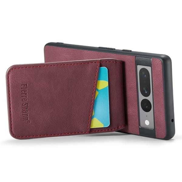 FIERRE SHANN Google Pixel 8 Pro Fodral PU+TPU - Röd